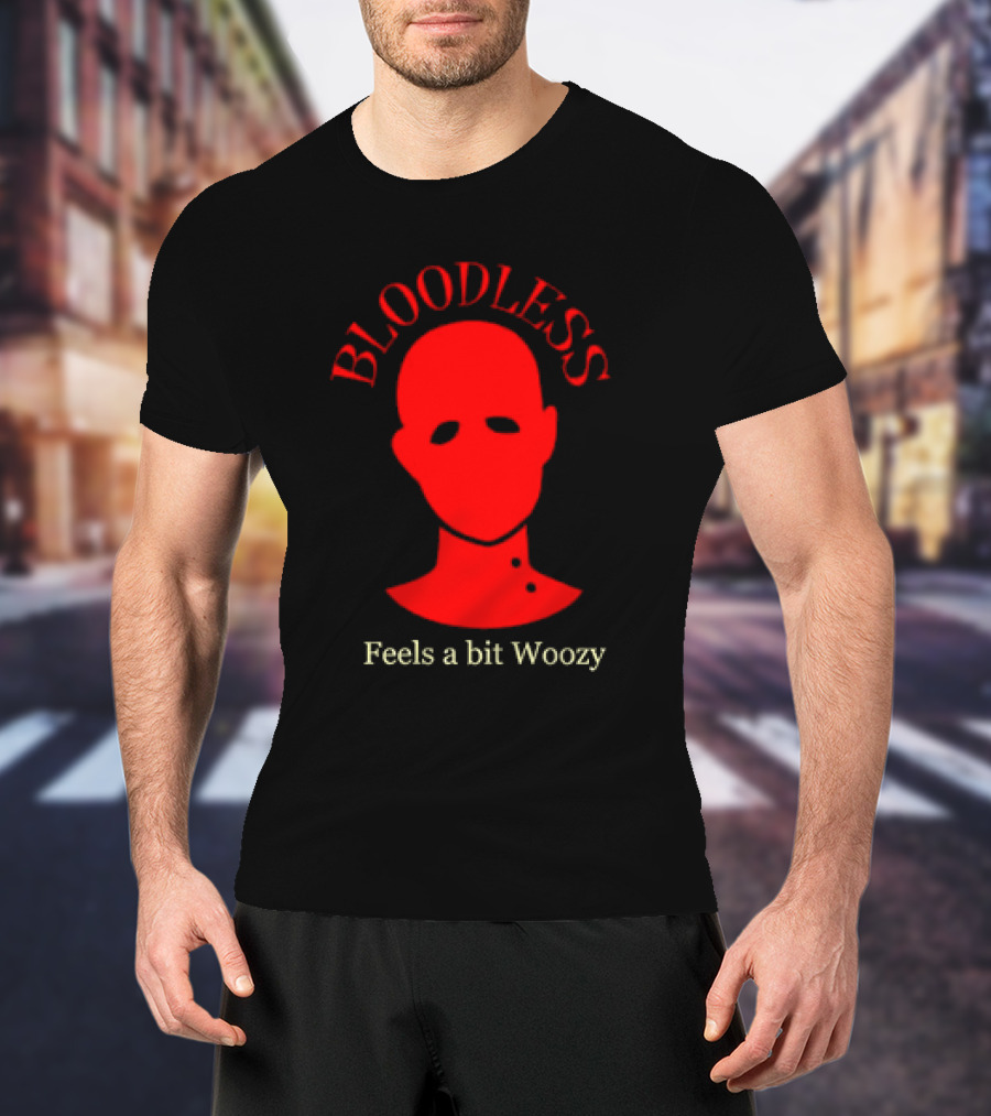 Bloodless Feels A Bit Woozy Red Mask T-Shirt