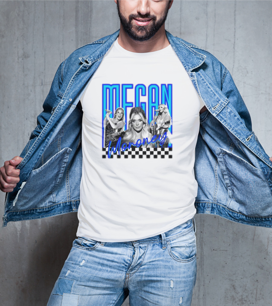 Megan Moroney Country Music Retro Checkered T-Shirt