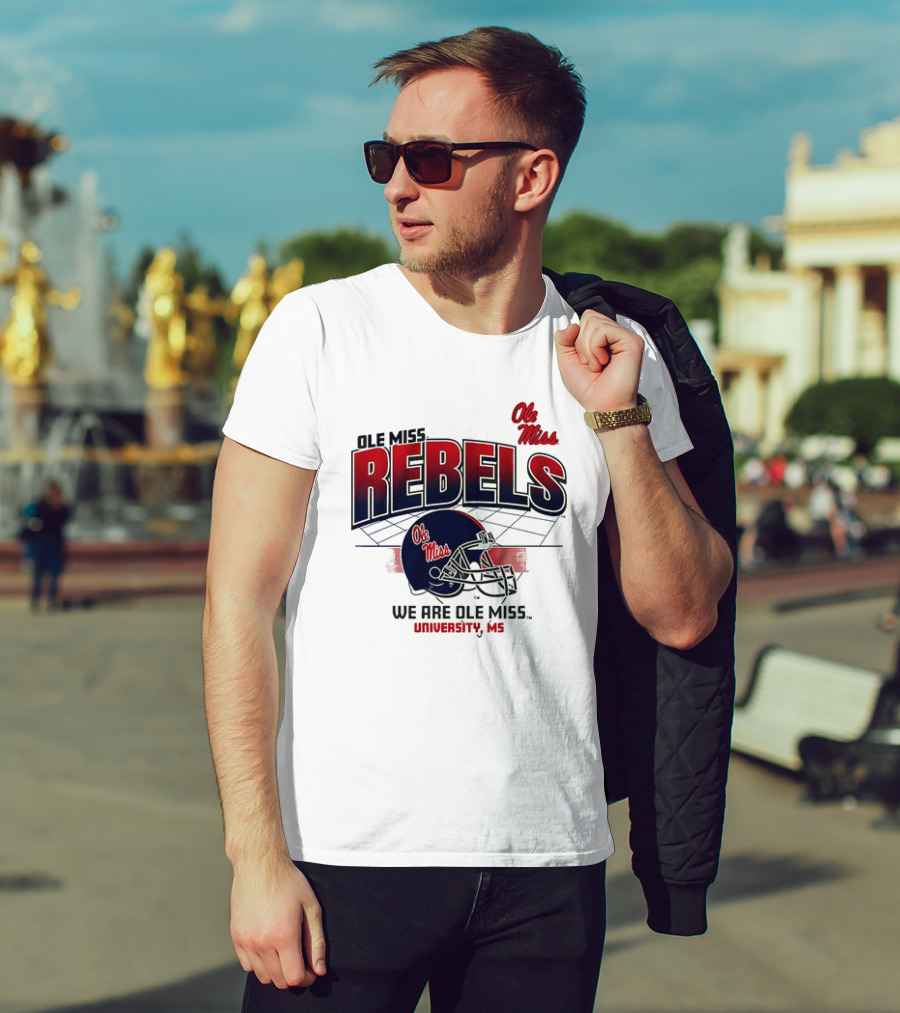 Ole Miss Rebels Football Helmet We Are Ole Miss University MS T-Shirt