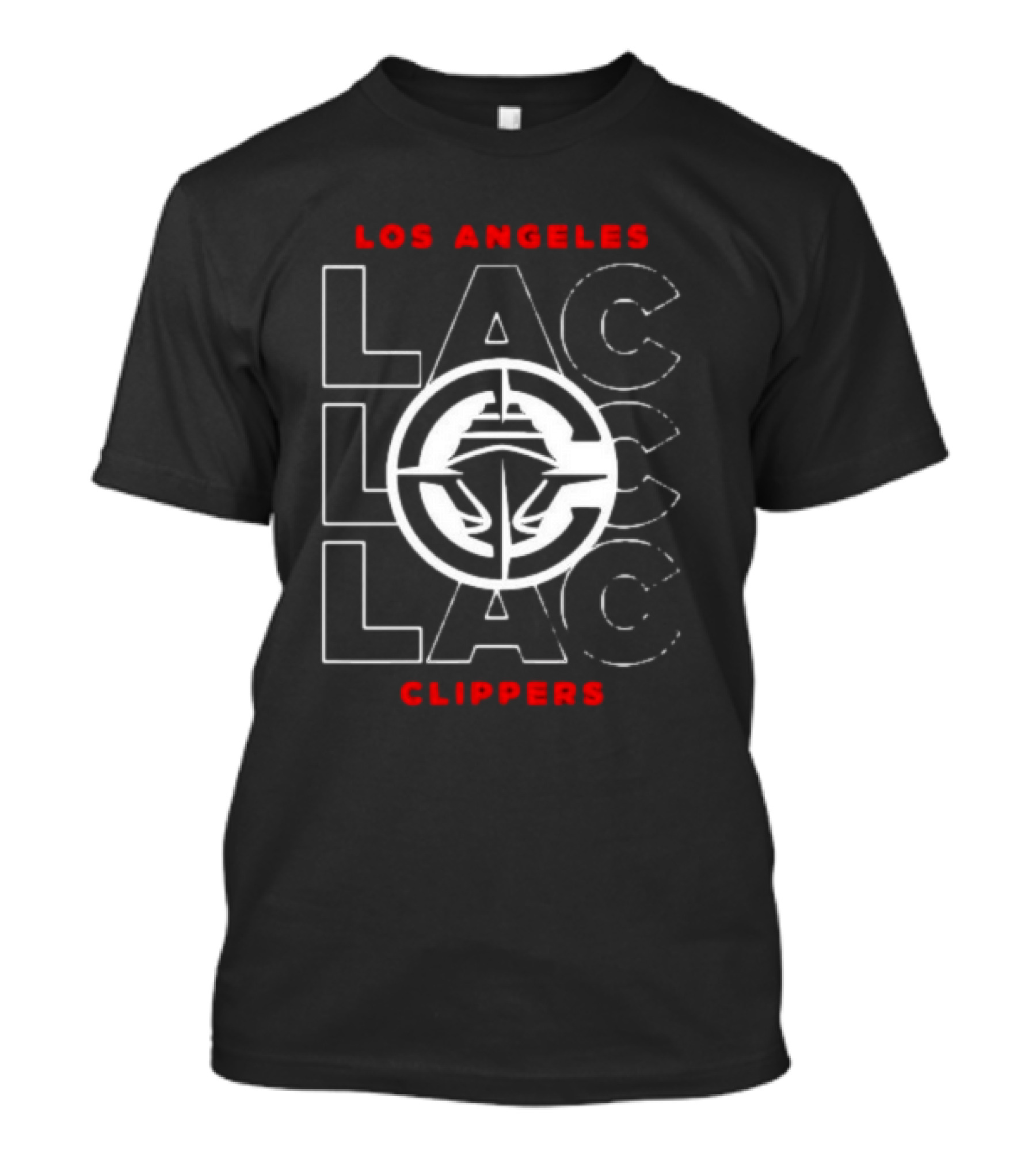Los Angeles Clippers LAC City Emblem Black T-Shirt