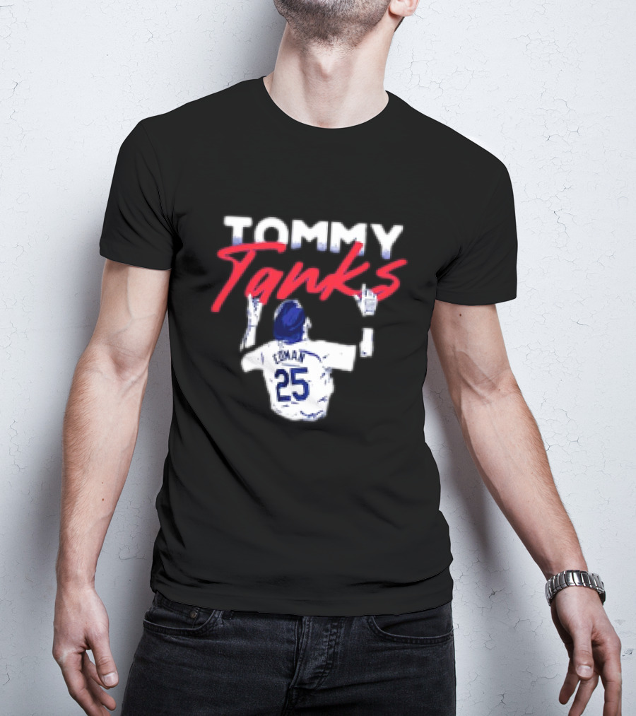 Tommy Tanks 25 Dodgers T-Shirt