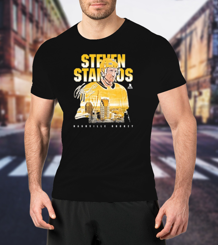 Steven Stamkos Nashville Hockey Landmark T-Shirt