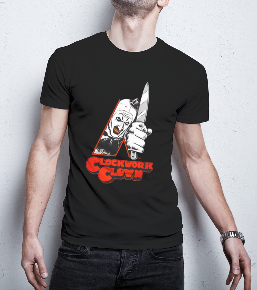 A Clockwork Clown Art The Clown The Terrifier Movies T-Shirt