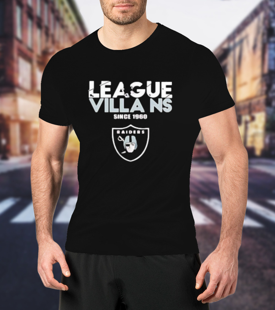 Las Vegas Raiders League Villains Raiders Logo Since 1960 T-Shirt