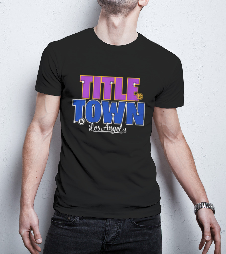 Los Angeles Dodgers Title Town T-Shirt