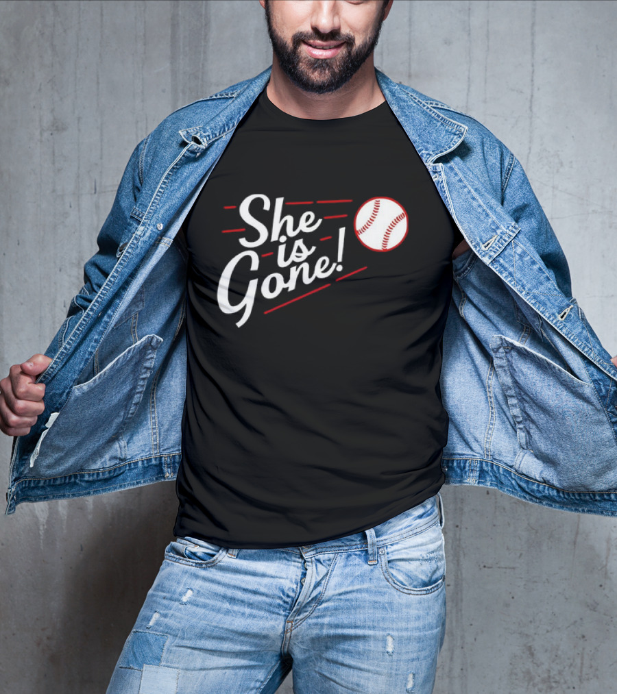 Los Angeles Dodgers Freddie Freeman She Is Gone Baseball T-Shirt