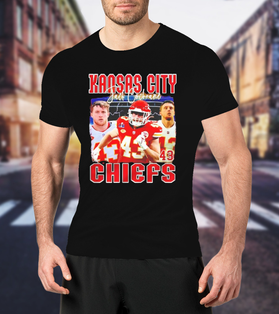 Kansas City Chiefs Jack Cochrane 43 Football T-Shirt