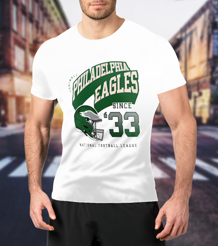 Philadelphia Eagles Football Since 1933 NFL National Football League T-Shirt