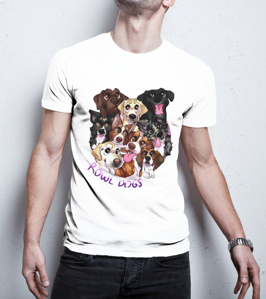 Rowe Dogs Playful Pooches Classic T-Shirt