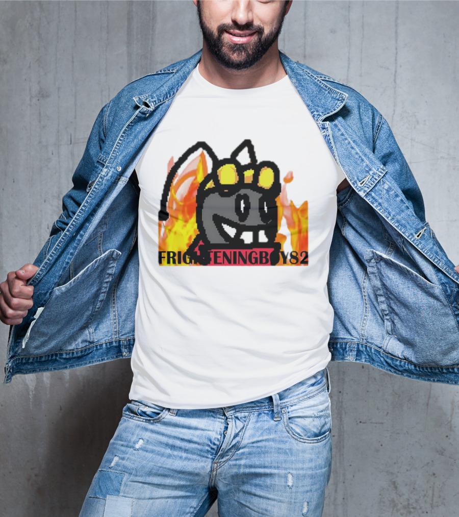 Moth FrighteningBoy82 Fire Background T-Shirt
