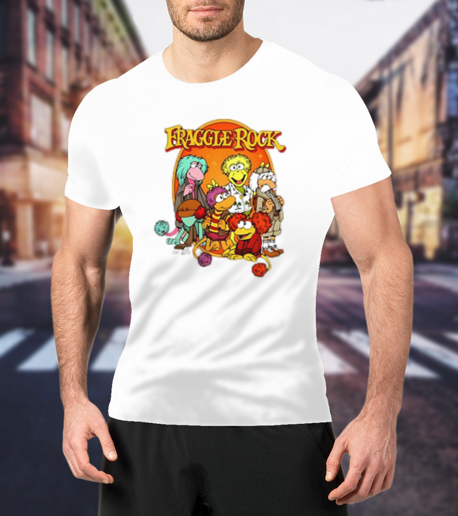 Fraggle Rock Group Cartoon Characters T-Shirt