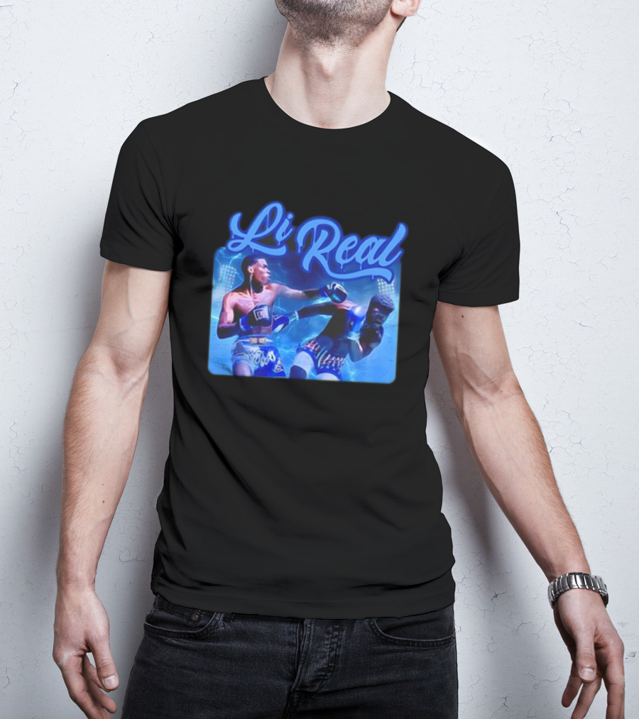 Li Real Boxing Match Action Scene T-Shirt
