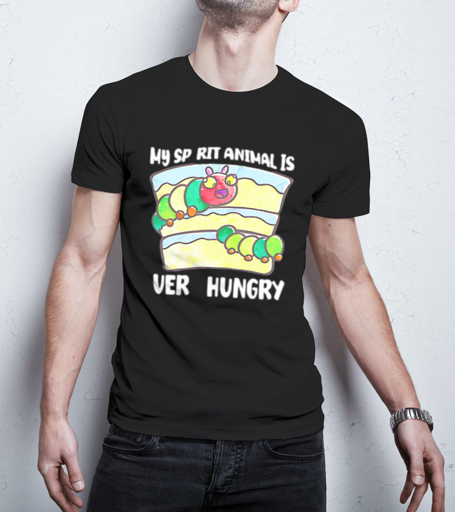 My Spirit Animal Is Very Hungry Caterpillar Cake Slice T-Shirt