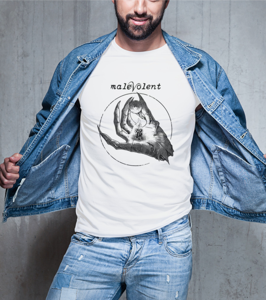 Malevolent Hand With Candle And Eye In Circle T-Shirt