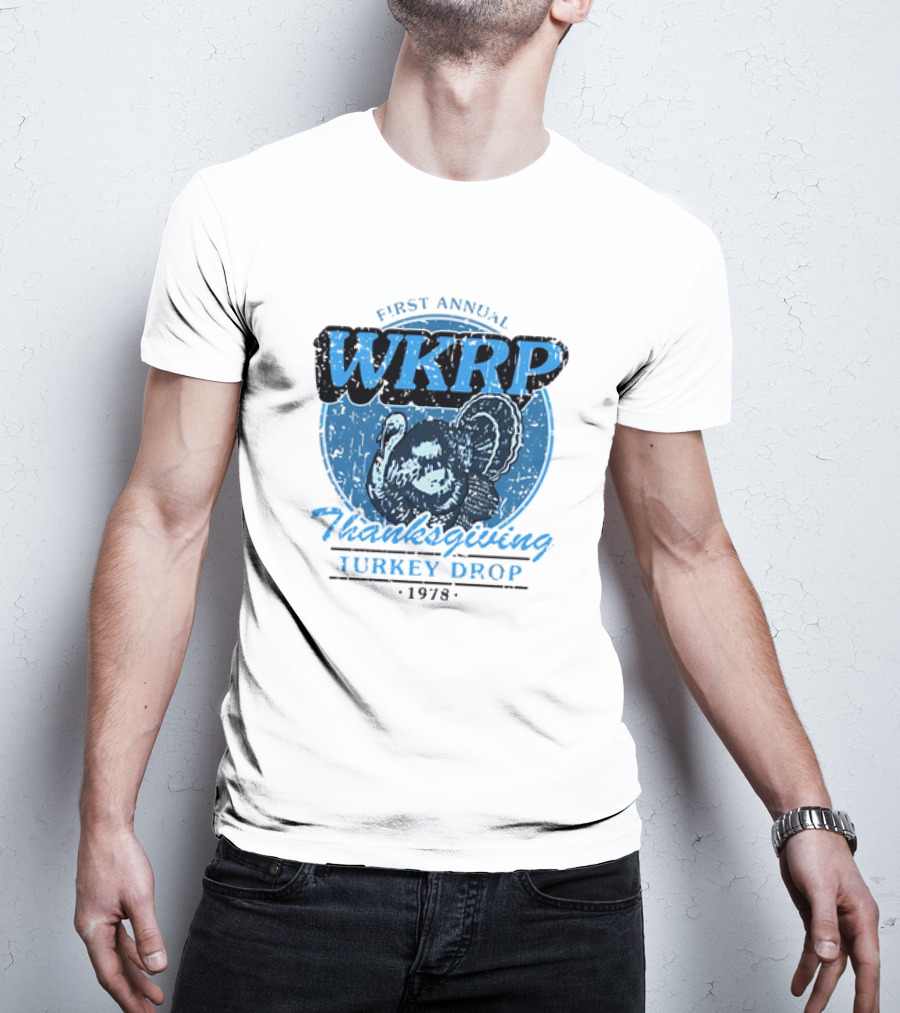 WKRP First Annual Thanksgiving Turkey Drop 1978 T-Shirt