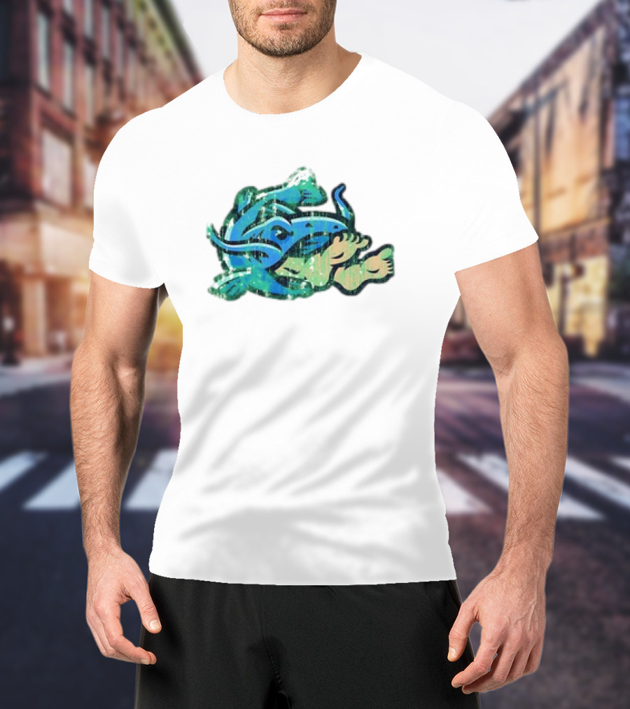 Noodlers Distressed Swimming Meme T-Shirt