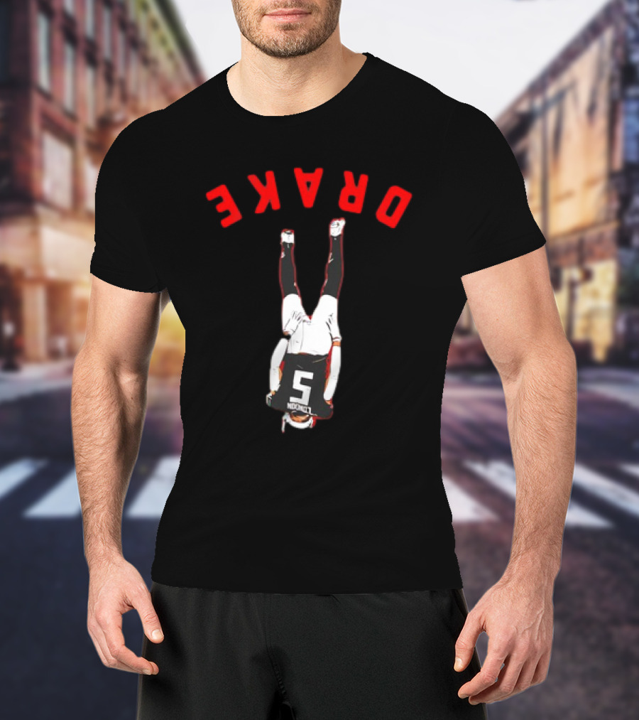 Atlanta Falcons Drake London Upside Down T-Shirt