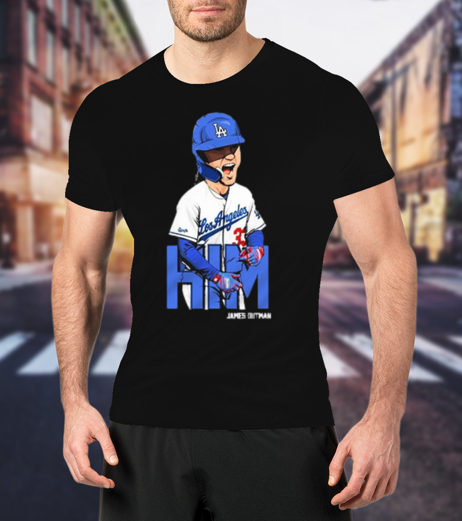 Los Angeles Dodgers James Outman HIM Baseball T-Shirt
