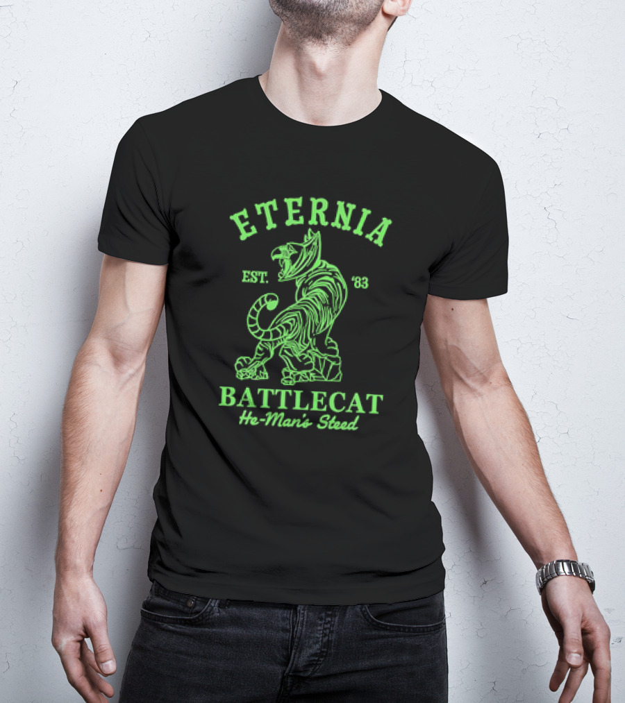 Eternia Battlecat He-Man's Steed Est. '83 Retro 1980 Toy T-Shirt