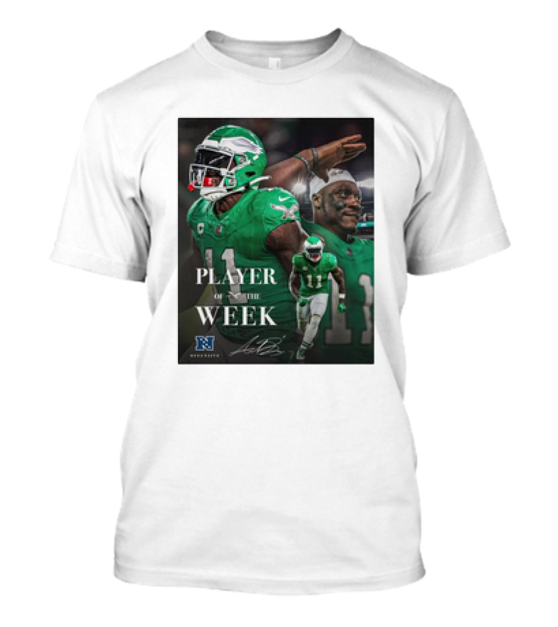 Arthur Juan Brown Philadelphia Eagles NFL Player Of The Week T-Shirt