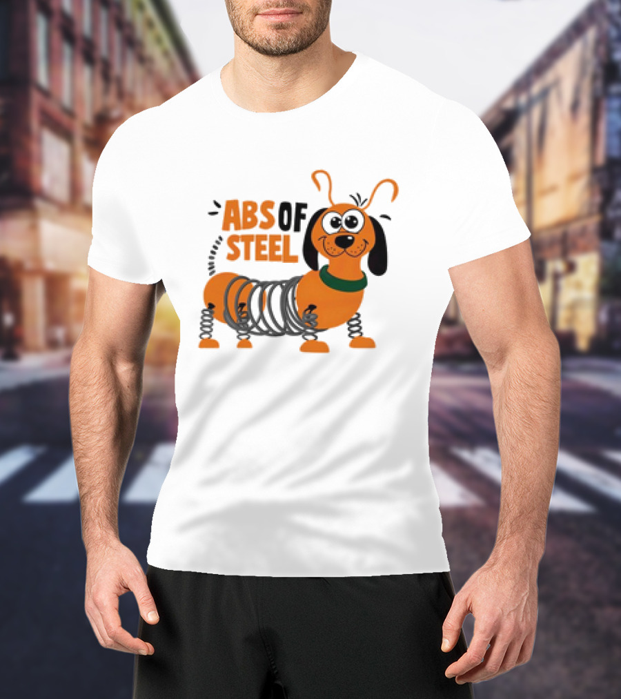 ABS Of Steel Dog Toy Story Slinky Dog T-Shirt