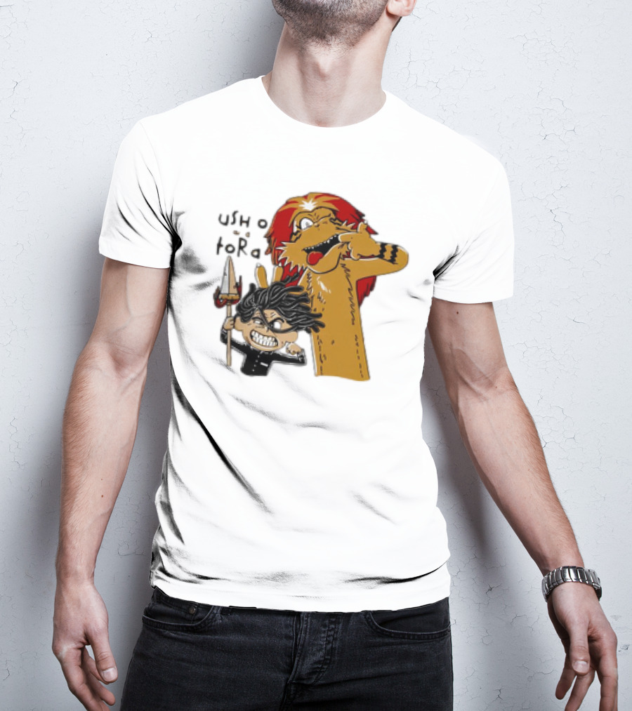 Ushio And Tora Calvin And Hobbes Mashup Tide And Tiger T-Shirt