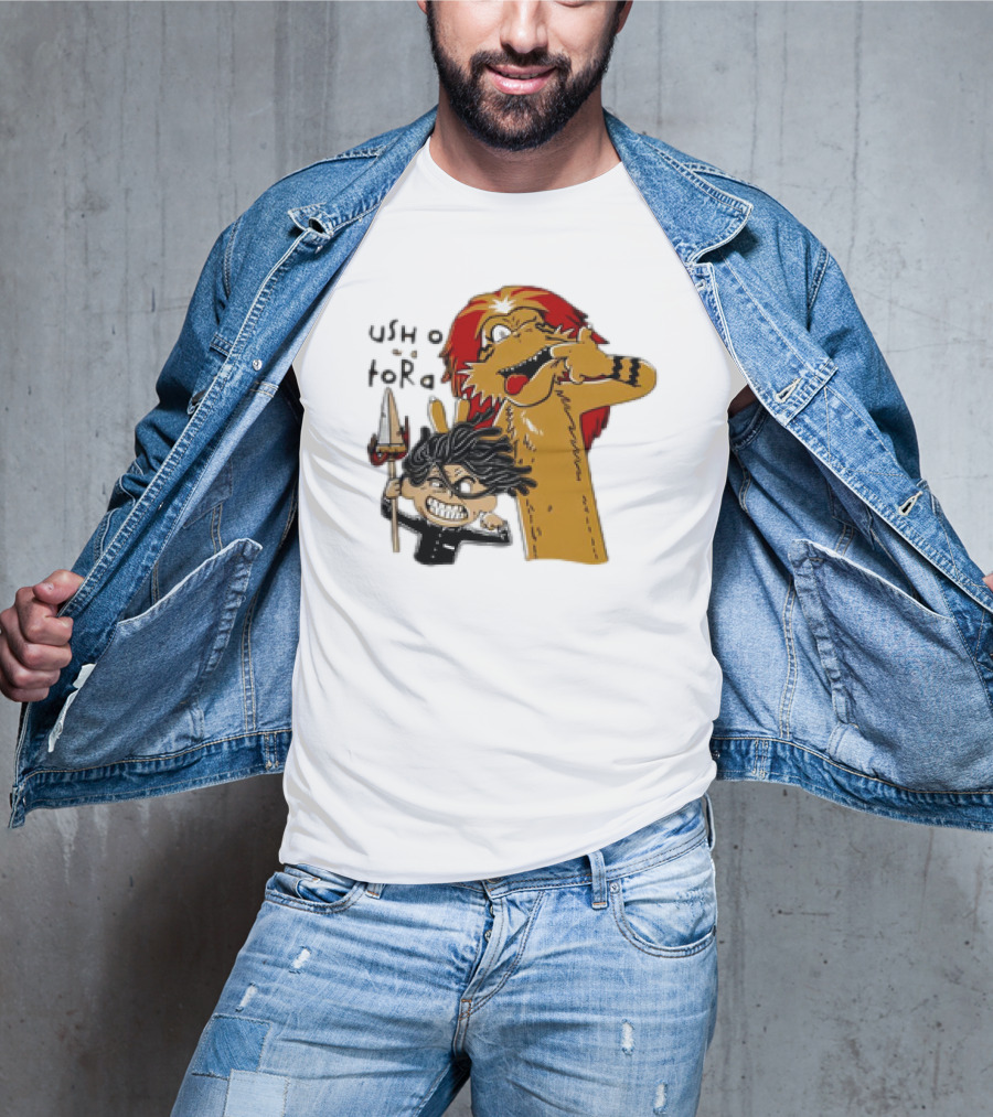 Ushio And Tora Calvin And Hobbes Mashup Tide And Tiger T-Shirt