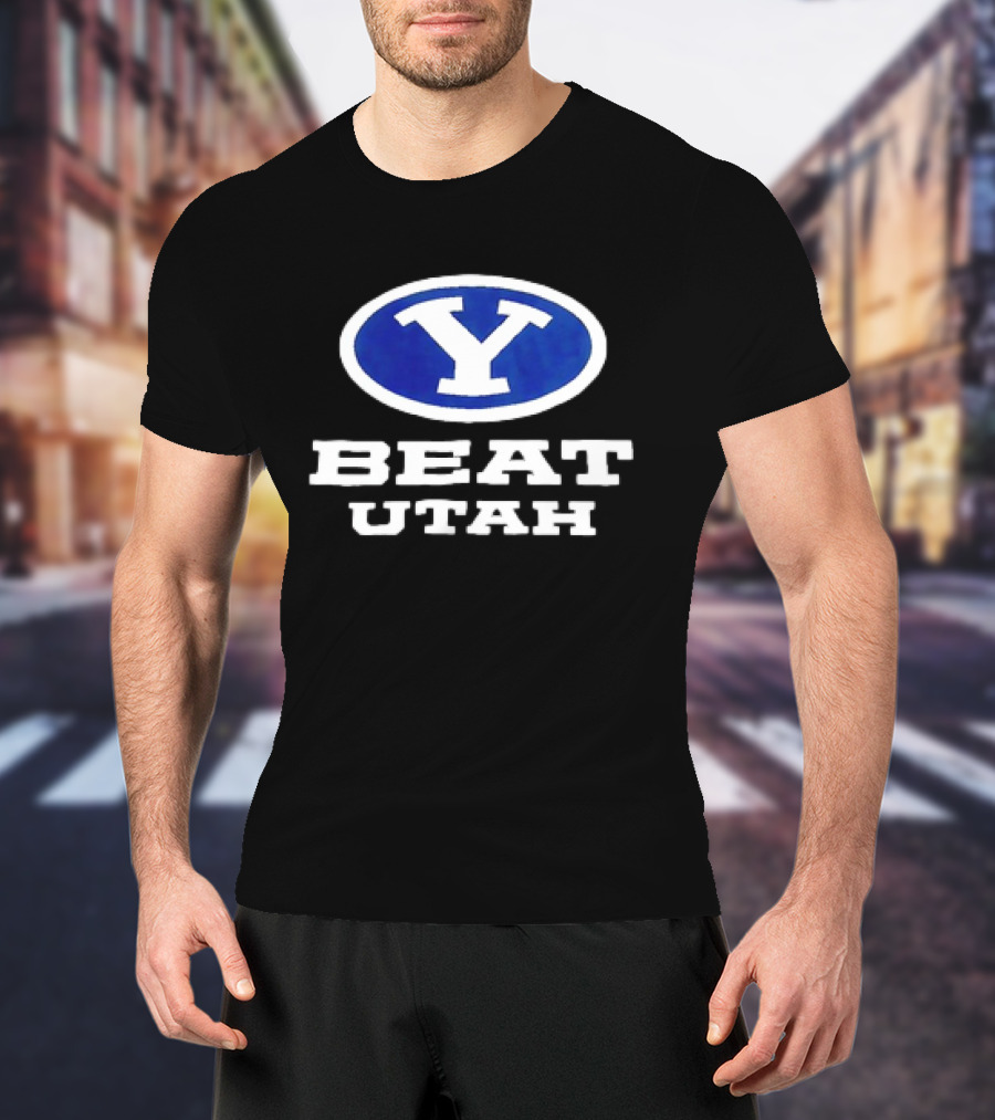 BYU Cougars Y Logo Beat Utah T-Shirt