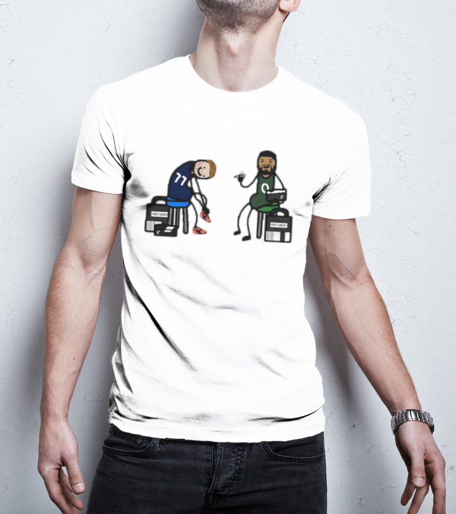 Luka 77 And Tatum Prepare With Foot Locker Shoes T-Shirt