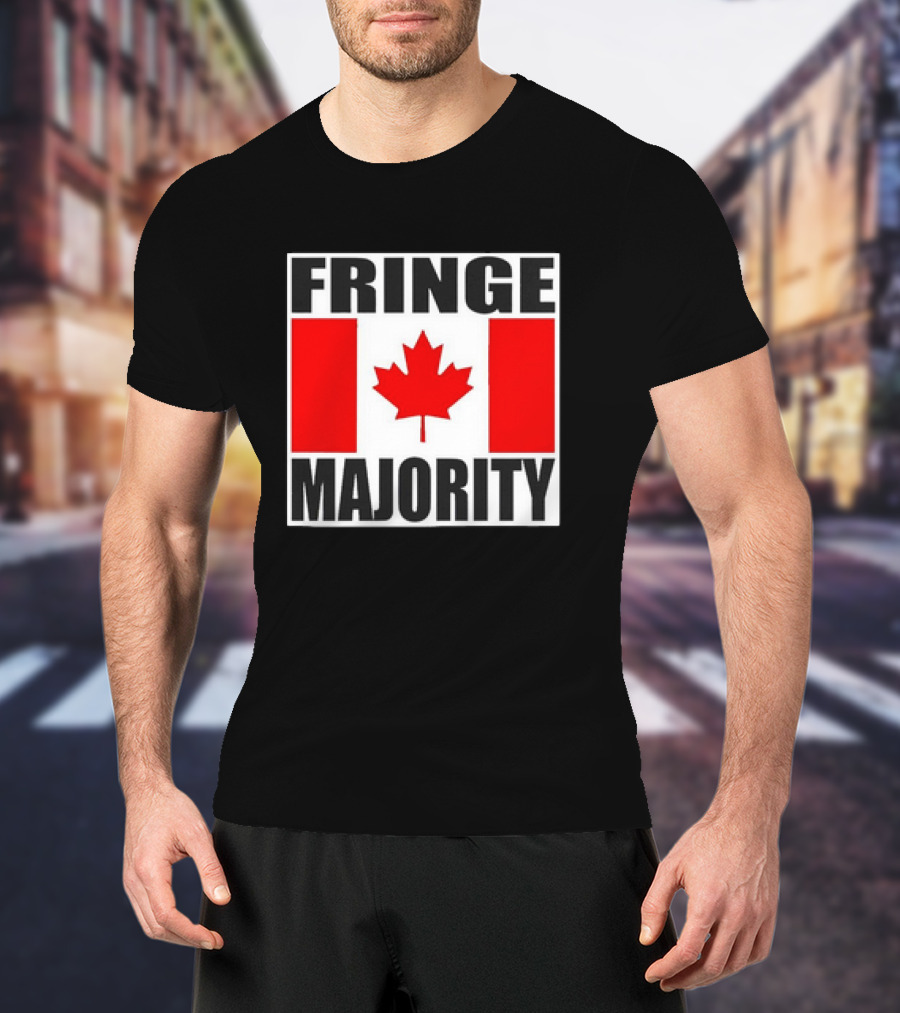 Fringe Majority Canada Flag Maple Leaf T-Shirt