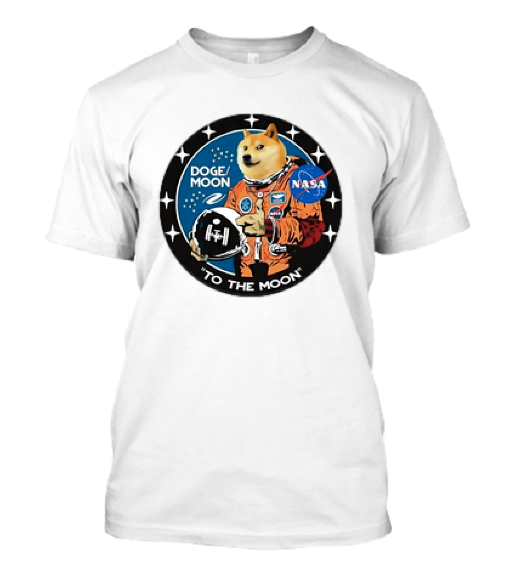 DOGE Moon NASA Astronaut Dogecoin To The Moon T-Shirt
