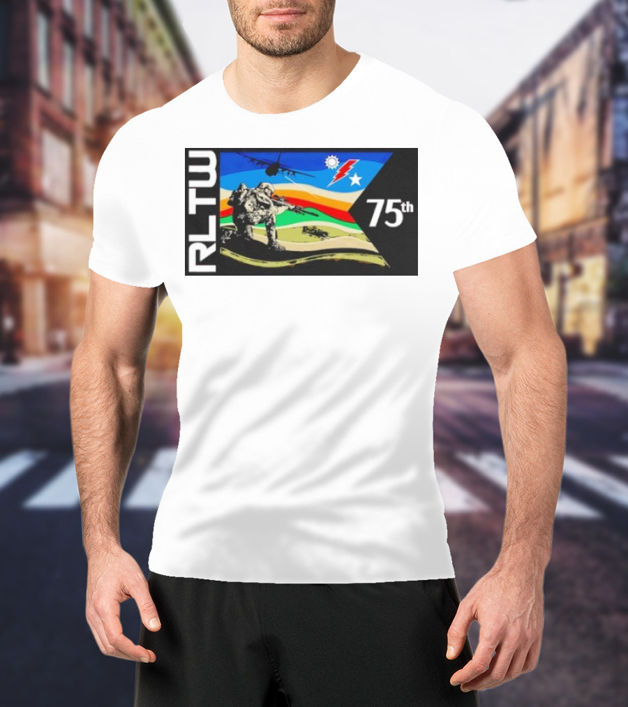 RLTW RGR Violence Guidon 75th Airborne Soldier Tactical Ops T-Shirt