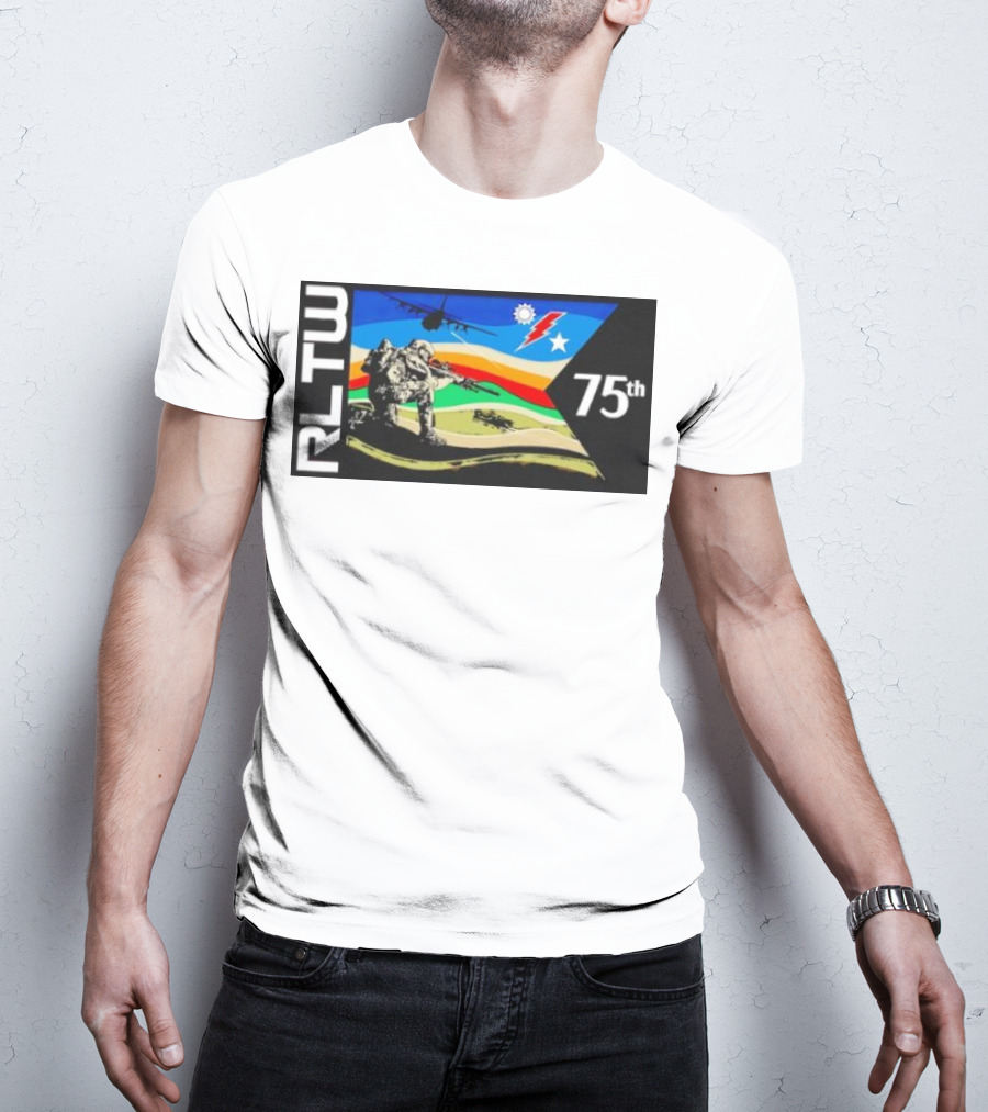 RLTW RGR Violence Guidon 75th Airborne Soldier Tactical Ops T-Shirt