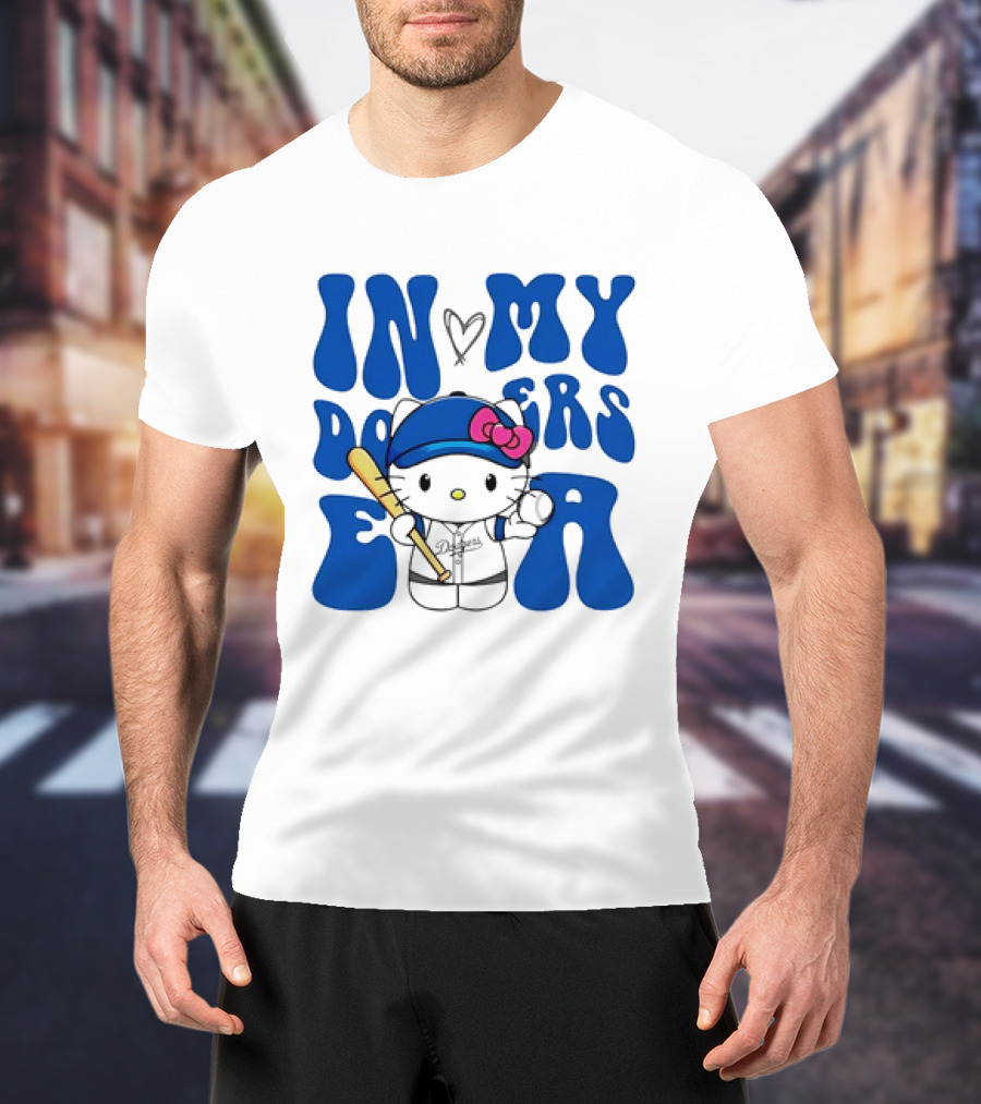 Hello Kitty Los Angeles Dodgers In My Dodgers Era T-Shirt