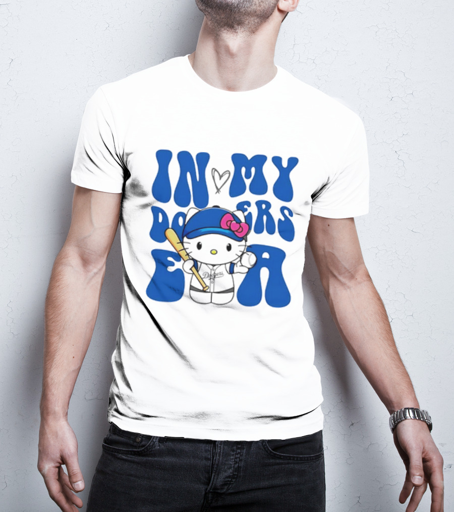 Hello Kitty Los Angeles Dodgers In My Dodgers Era T-Shirt