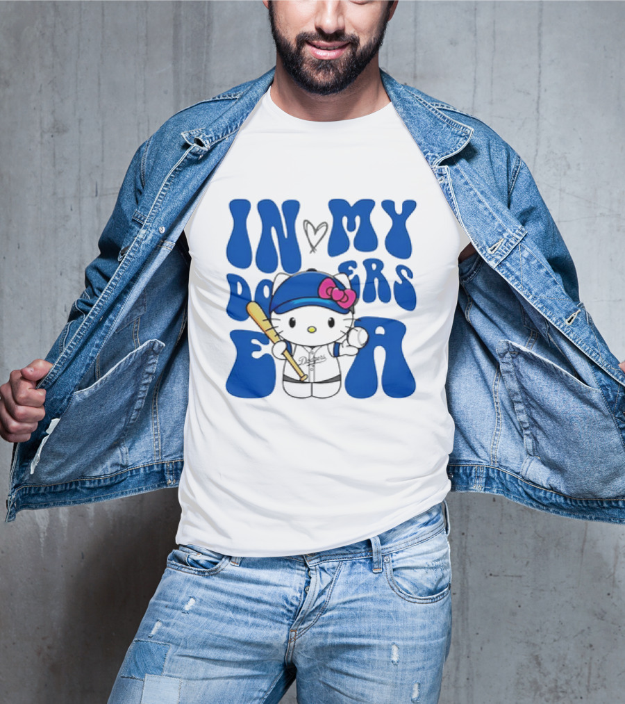 Hello Kitty Los Angeles Dodgers In My Dodgers Era T-Shirt