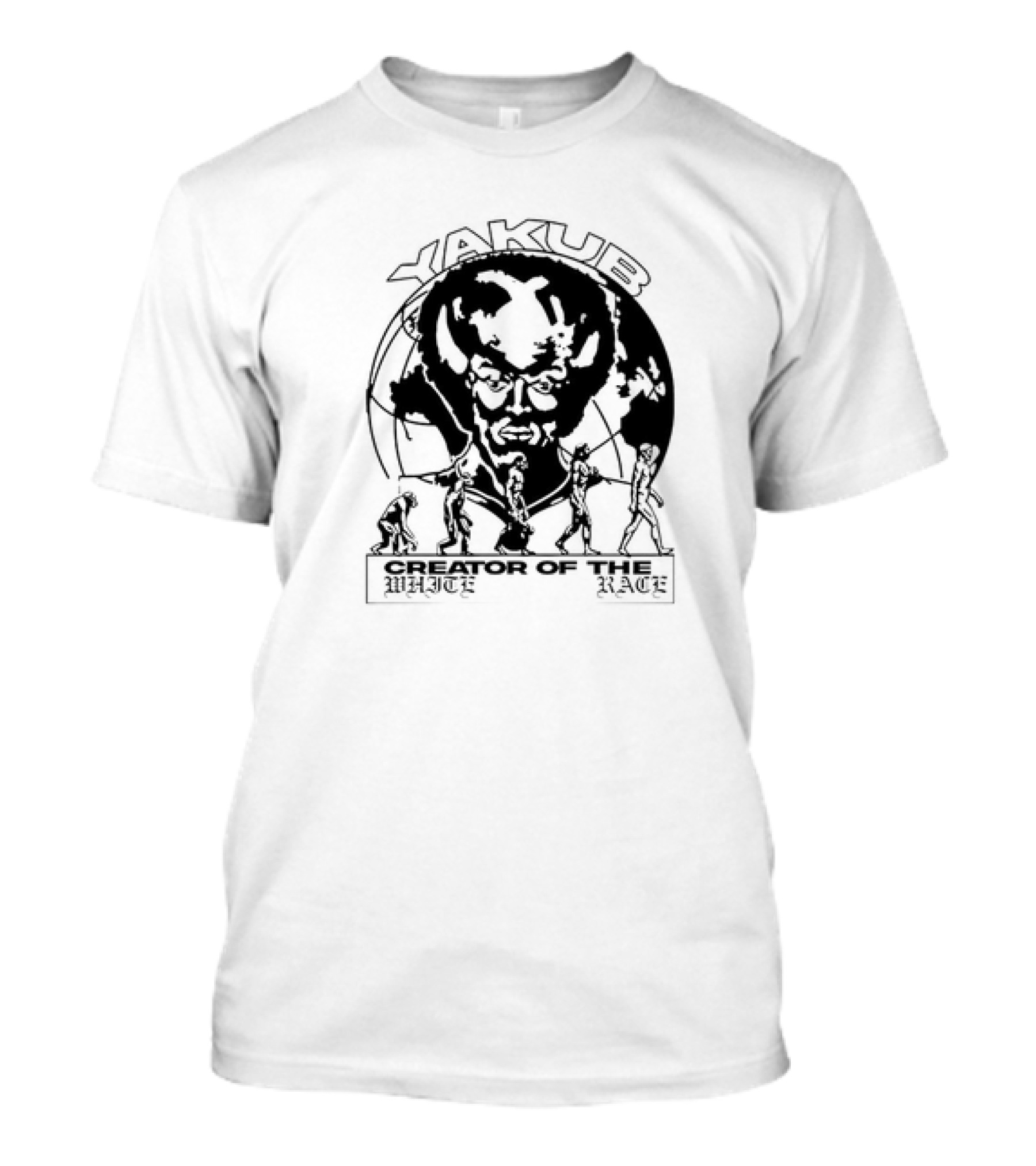 Yakub Creator Of The White Race Evolution T-Shirt