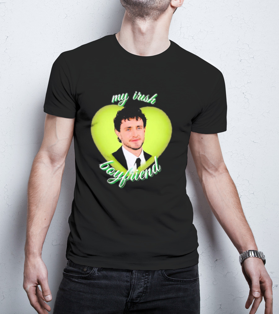Paul Mescal My Irish Boyfriend Heart T-Shirt