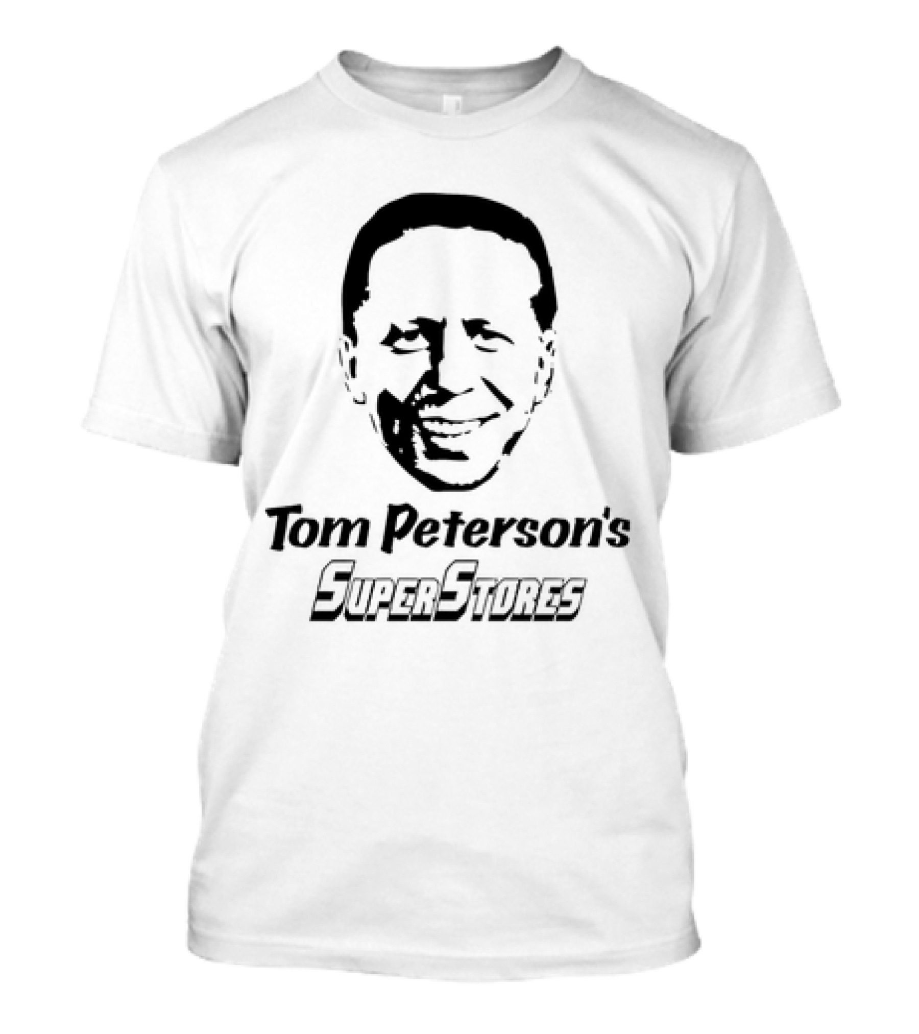 Tom Peterson's Super Stores Face T-Shirt