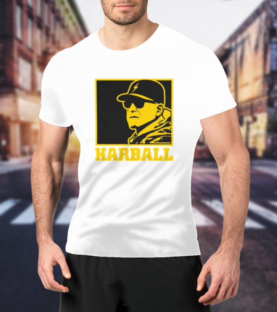 Chargers Harball NFL Royal Jim Harbaugh Los Angeles T-Shirt