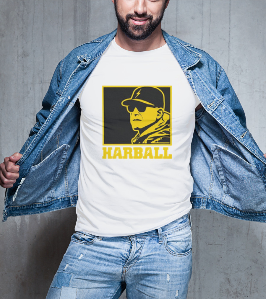 Chargers Harball NFL Royal Jim Harbaugh Los Angeles T-Shirt