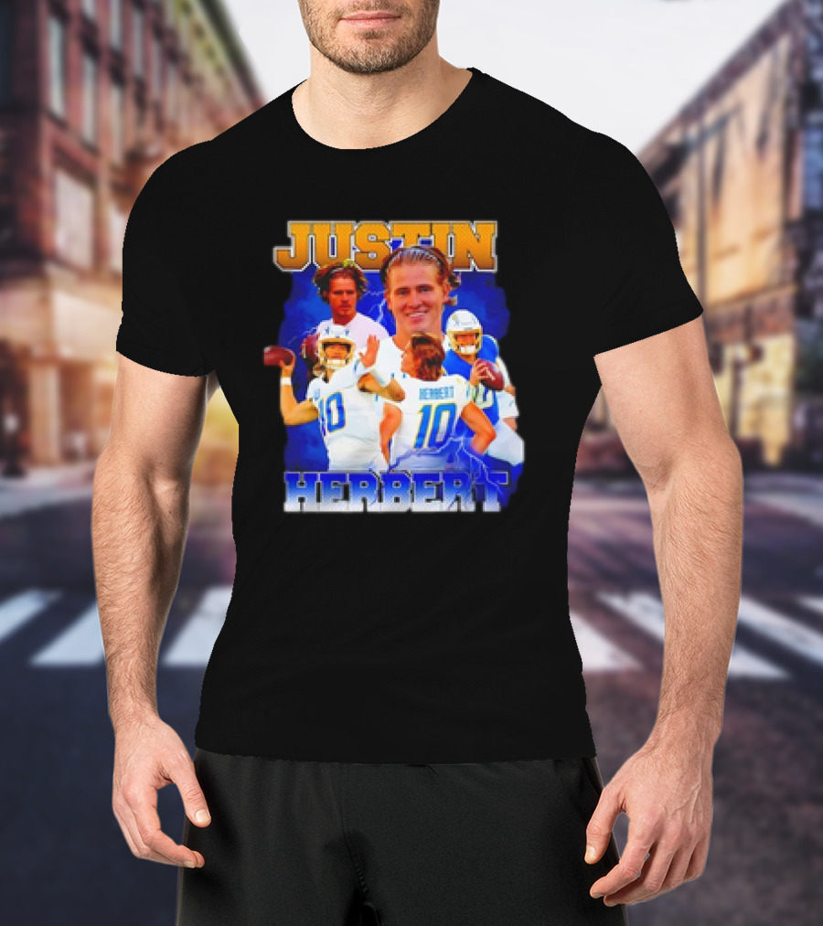 Justin Herbert Football Vintage T-Shirt