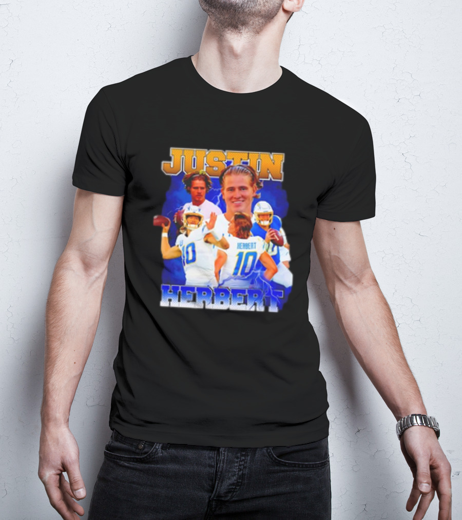 Justin Herbert Football Vintage T-Shirt
