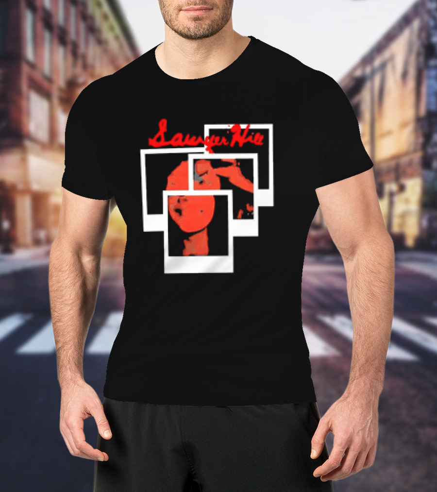 Sawyer Hill High On My Lows Retro Vintage Polaroid Aesthetic T-Shirt