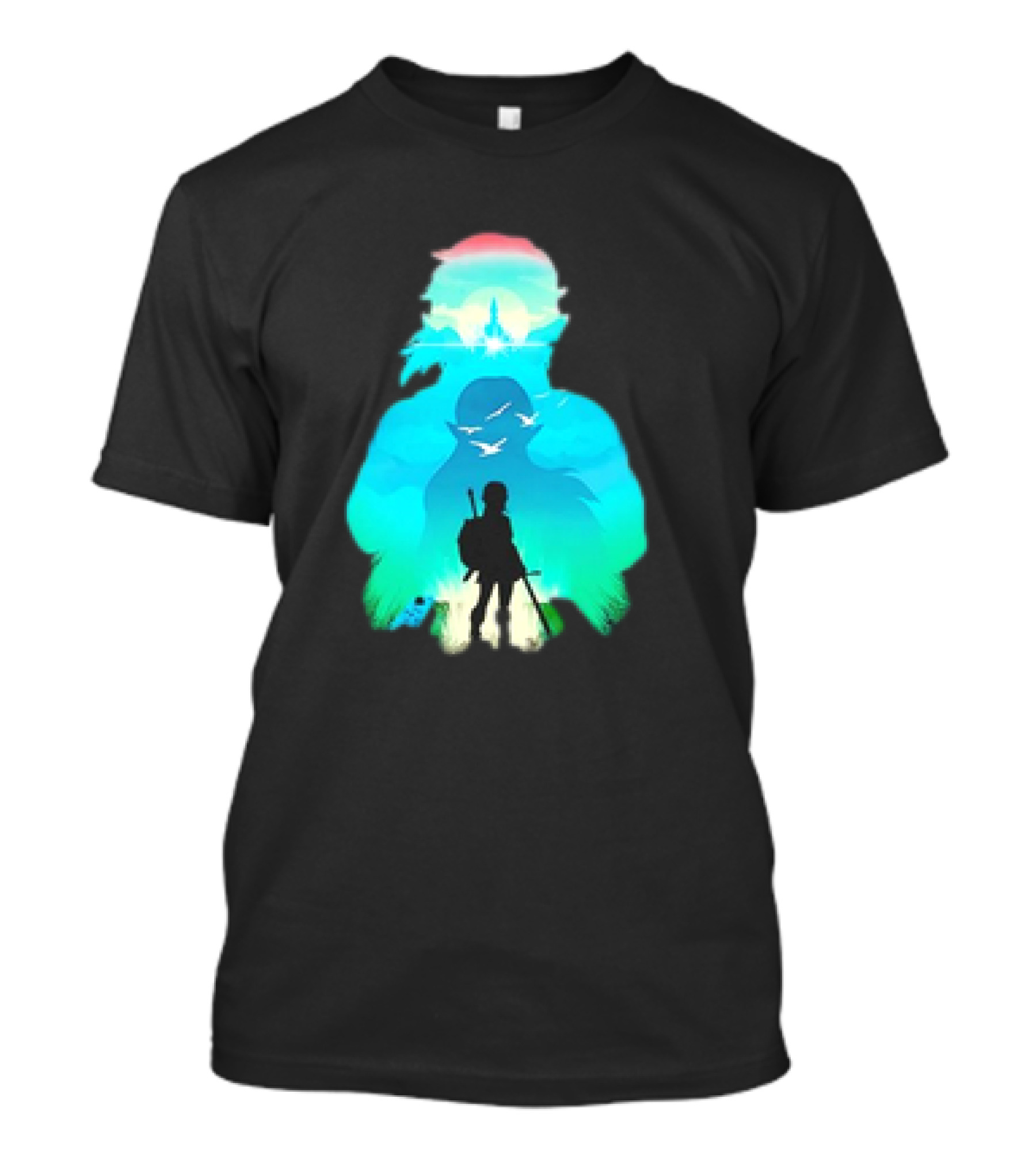 Hero Landscape Anime Adventure T-Shirt