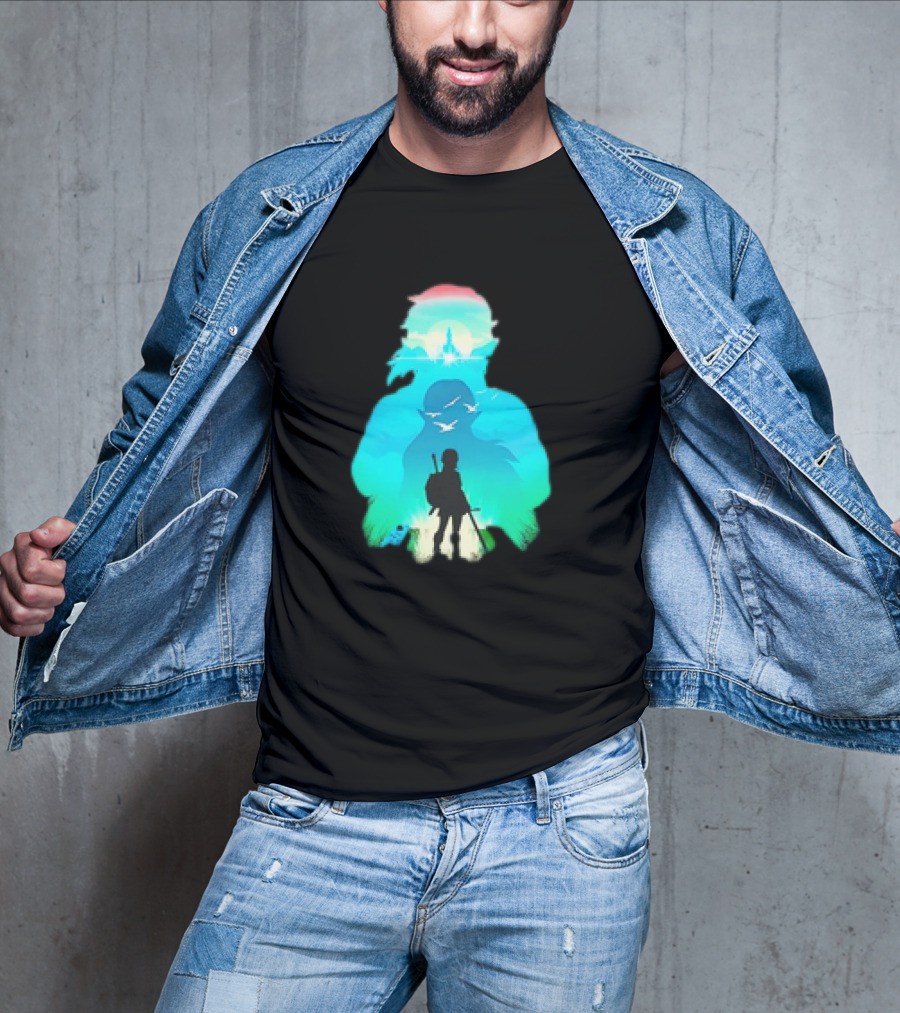 Hero Landscape Anime Adventure T-Shirt