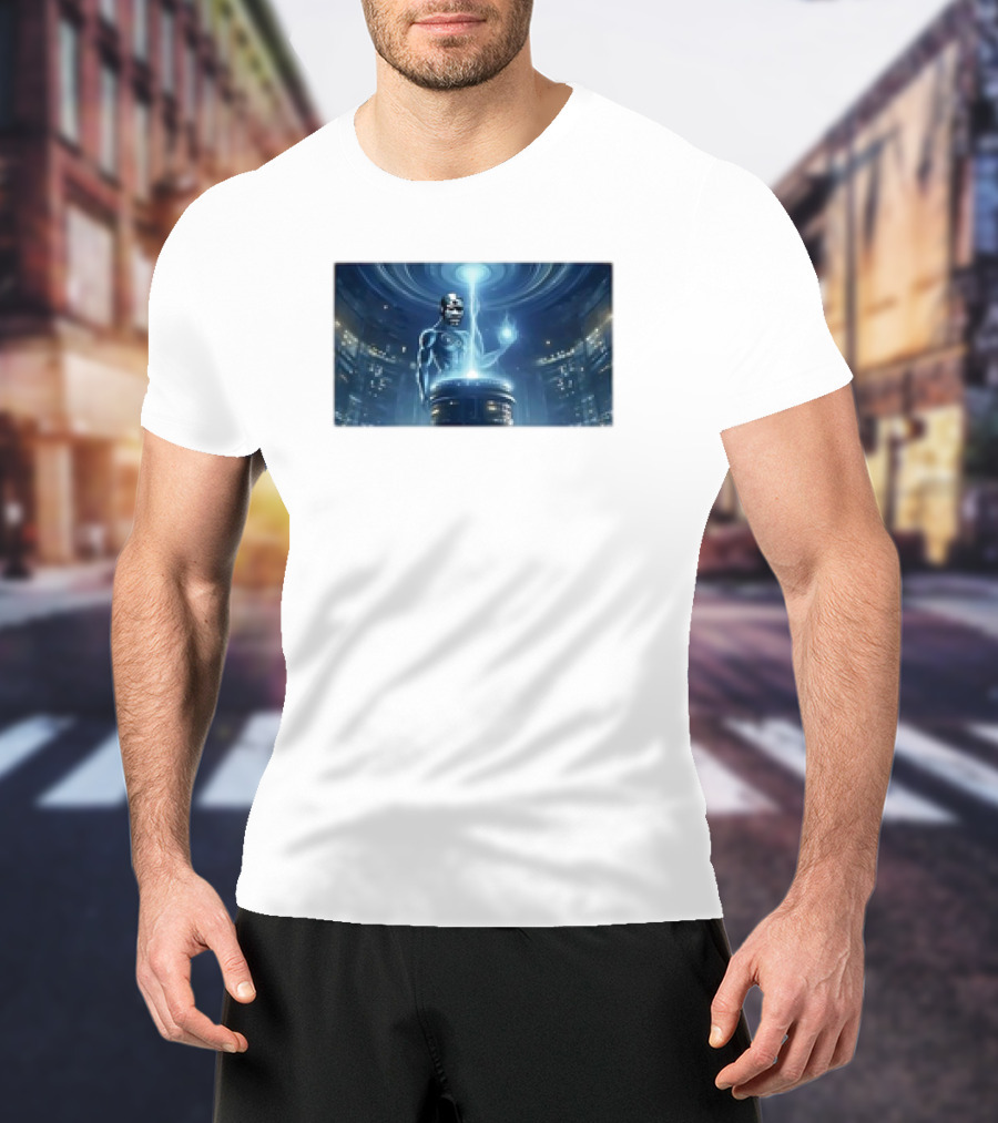 George Droyd Futuristic Reactor Energy Core Image T-Shirt