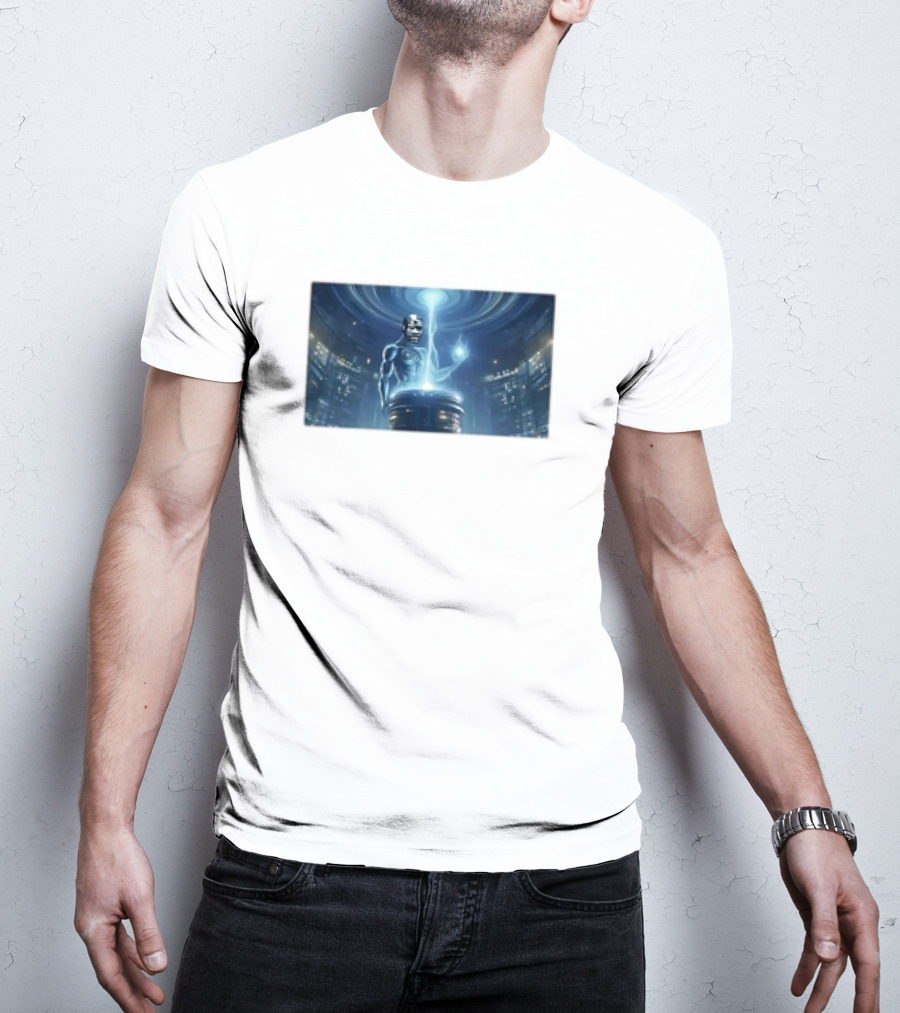 George Droyd Futuristic Reactor Energy Core Image T-Shirt