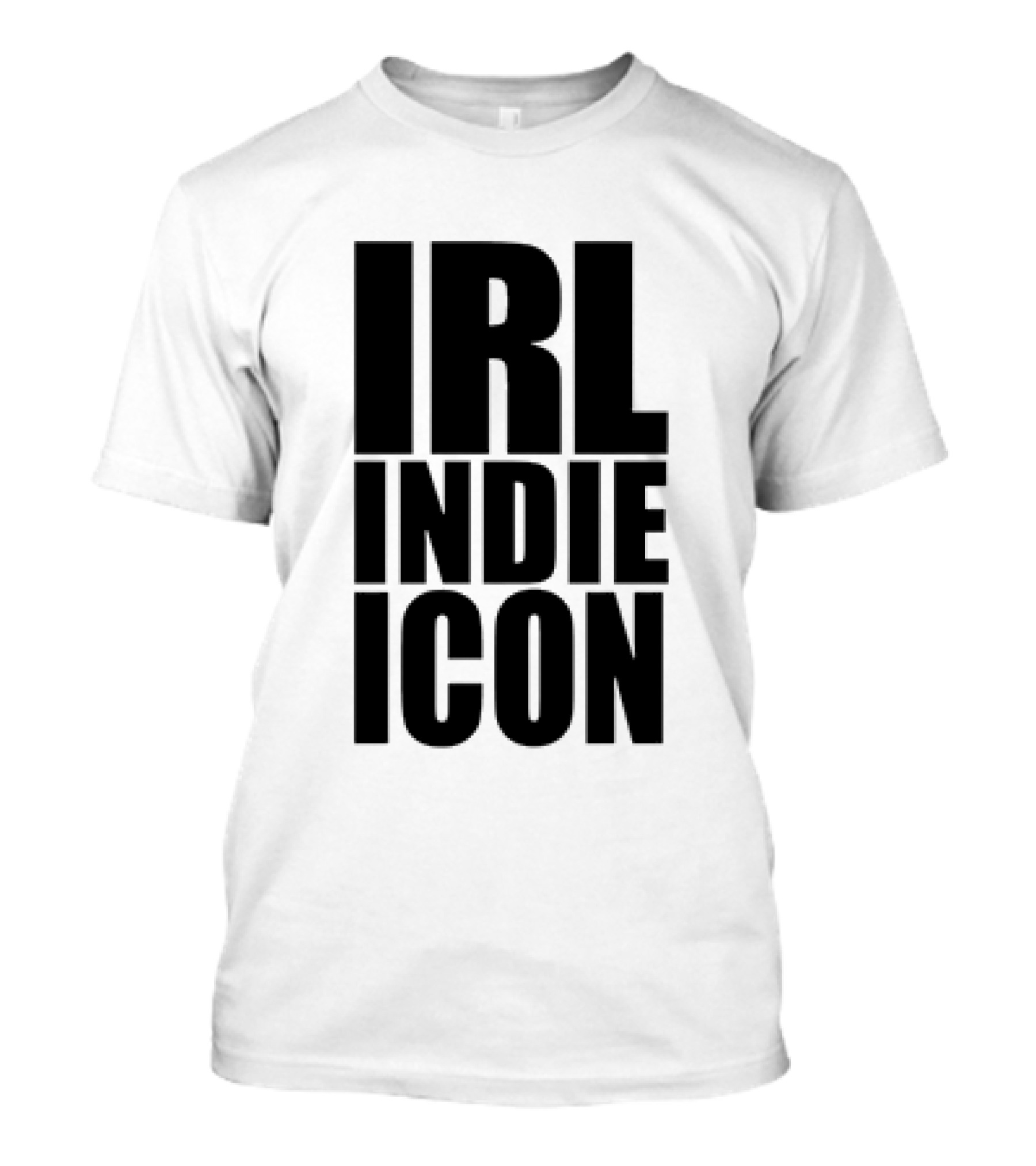 IRL Indie Icon Text Block T-Shirt