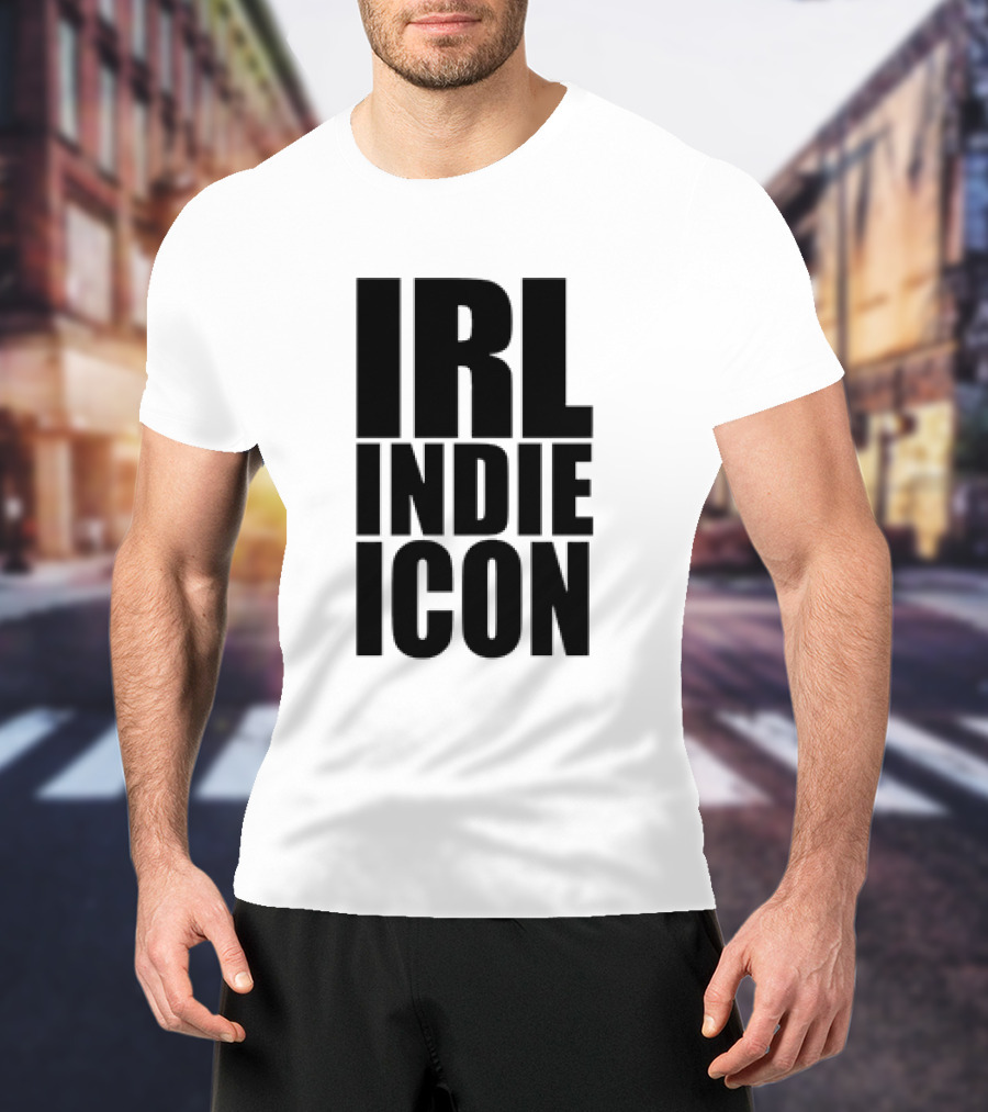IRL Indie Icon Text Block T-Shirt